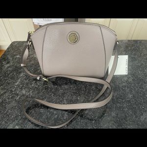NWT Anne Klein taupe colored crossbody purse